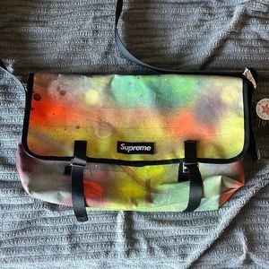 Supreme / De Martini Hand painted messenger bag.
